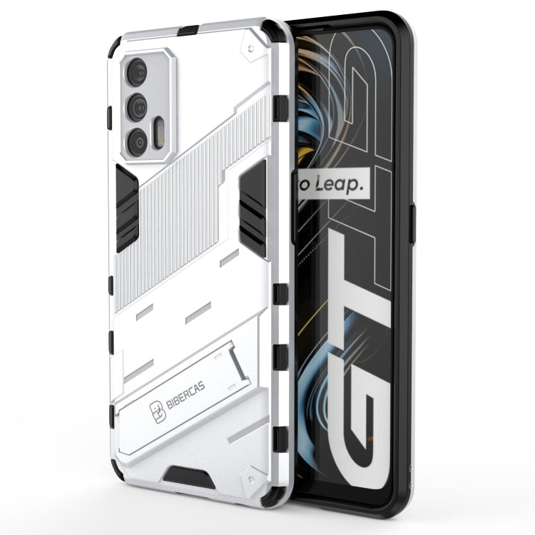 Punk Armor 2 in 1 PC + custodia antiurto in TPU con supporto invisibile, For OPPO Realme GT 5G, For Xiaomi Redmi Note 10