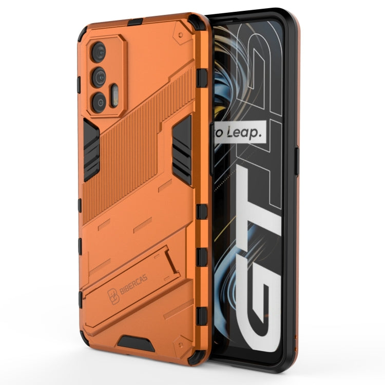 Punk Armor 2 in 1 PC + custodia antiurto in TPU con supporto invisibile, For OPPO Realme GT 5G, For Xiaomi Redmi Note 10