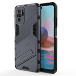 Punk Armor 2 in 1 PC + custodia antiurto in TPU con supporto invisibile, For OPPO Realme GT 5G, For Xiaomi Redmi Note 10
