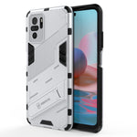 Punk Armor 2 in 1 PC + custodia antiurto in TPU con supporto invisibile, For OPPO Realme GT 5G, For Xiaomi Redmi Note 10