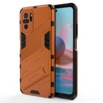Punk Armor 2 in 1 PC + custodia antiurto in TPU con supporto invisibile, For OPPO Realme GT 5G, For Xiaomi Redmi Note 10