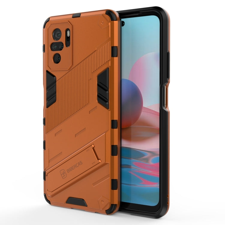 Punk Armor 2 in 1 PC + custodia antiurto in TPU con supporto invisibile, For OPPO Realme GT 5G, For Xiaomi Redmi Note 10