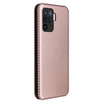 Struttura in fibra di carbonio Flip orizzontale magnetico Custodia in pelle TPU + PC + PU con slot per schede, For OPPO A94 4G / F19 Pro / Reno5 F, For ZTE nubia Red Magic 6 / 6 Pro, For OPPO Realme GT 5G, For Oukitel C22