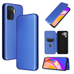 Struttura in fibra di carbonio Flip orizzontale magnetico Custodia in pelle TPU + PC + PU con slot per schede, For OPPO A94 4G / F19 Pro / Reno5 F, For ZTE nubia Red Magic 6 / 6 Pro, For OPPO Realme GT 5G, For Oukitel C22