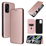 Struttura in fibra di carbonio Flip orizzontale magnetico Custodia in pelle TPU + PC + PU con slot per schede, For OPPO A94 4G / F19 Pro / Reno5 F, For ZTE nubia Red Magic 6 / 6 Pro, For OPPO Realme GT 5G, For Oukitel C22