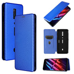 Struttura in fibra di carbonio Flip orizzontale magnetico Custodia in pelle TPU + PC + PU con slot per schede, For OPPO A94 4G / F19 Pro / Reno5 F, For ZTE nubia Red Magic 6 / 6 Pro, For OPPO Realme GT 5G, For Oukitel C22