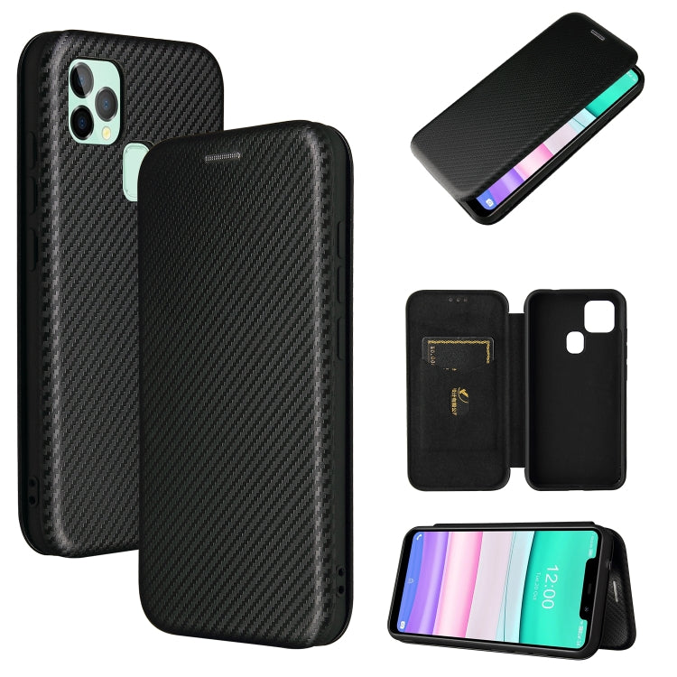 Struttura in fibra di carbonio Flip orizzontale magnetico Custodia in pelle TPU + PC + PU con slot per schede, For OPPO A94 4G / F19 Pro / Reno5 F, For ZTE nubia Red Magic 6 / 6 Pro, For OPPO Realme GT 5G, For Oukitel C22