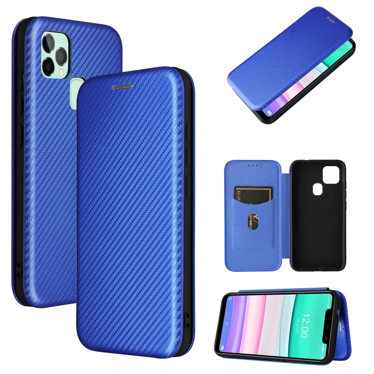 Struttura in fibra di carbonio Flip orizzontale magnetico Custodia in pelle TPU + PC + PU con slot per schede, For OPPO A94 4G / F19 Pro / Reno5 F, For ZTE nubia Red Magic 6 / 6 Pro, For OPPO Realme GT 5G, For Oukitel C22