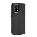 Tinta unita Skin Feel Fibbia magnetica Flip orizzontale Custodia in pelle PU con supporto e slot per schede e portafoglio, For OPPO Realme GT 5G