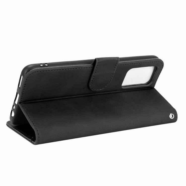 Tinta unita Skin Feel Fibbia magnetica Flip orizzontale Custodia in pelle PU con supporto e slot per schede e portafoglio, For OPPO Realme GT 5G