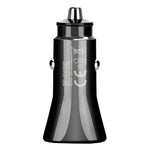 YSY-313PD20W QC3.0 USB + PD 20W USB-C / Tipo-C Caricatore per auto a ricarica rapida con doppia porta a triangolo, Car Charger