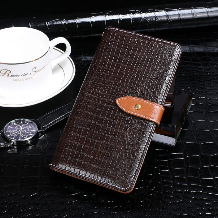 Custodia portafoglio in pelle con supporto e slot carte