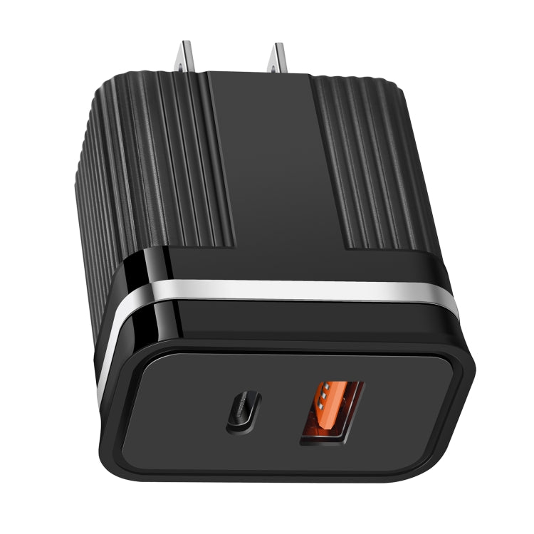 Caricabatterie da viaggio doppia porta USB e USB-C