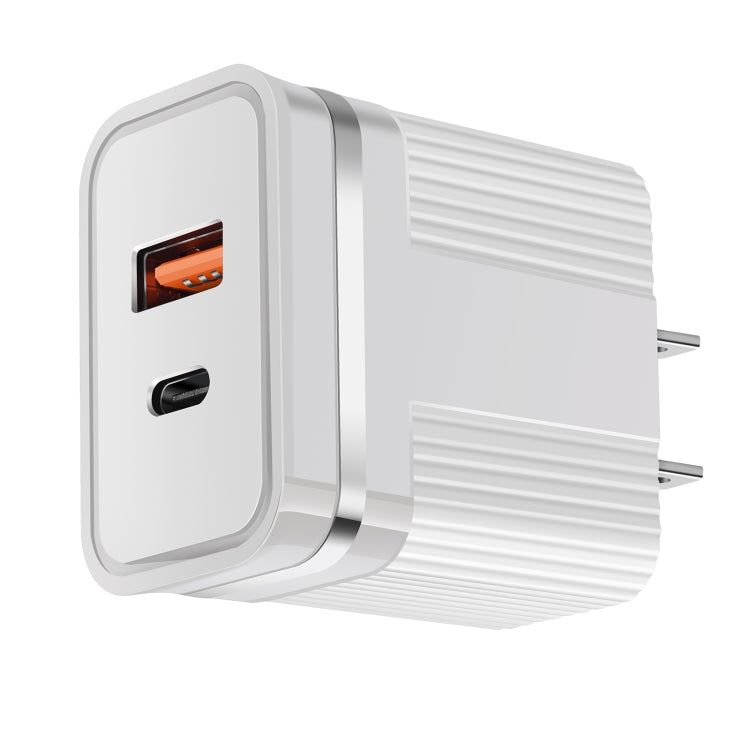 Caricabatterie da viaggio doppia porta USB e USB-C