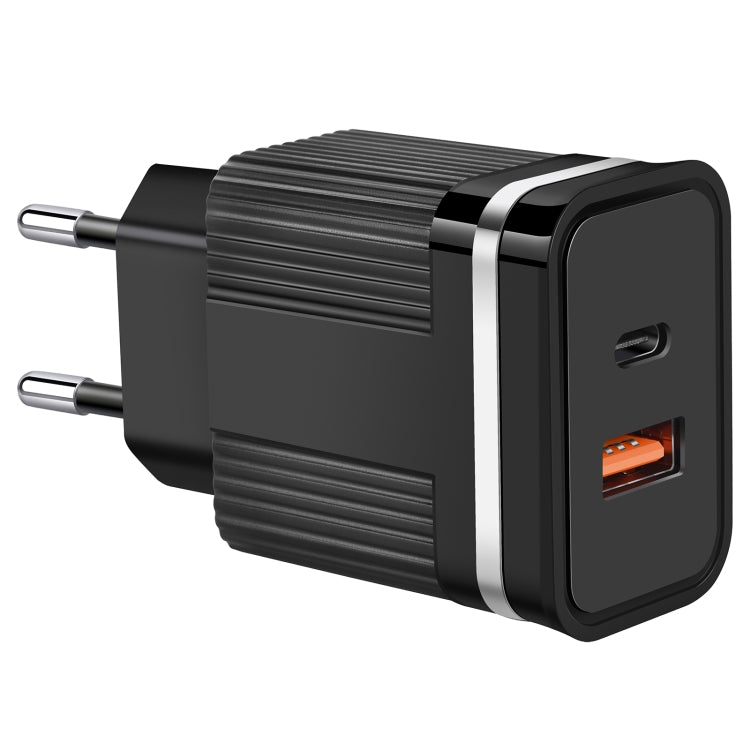 Caricabatterie da viaggio doppia porta USB e USB-C