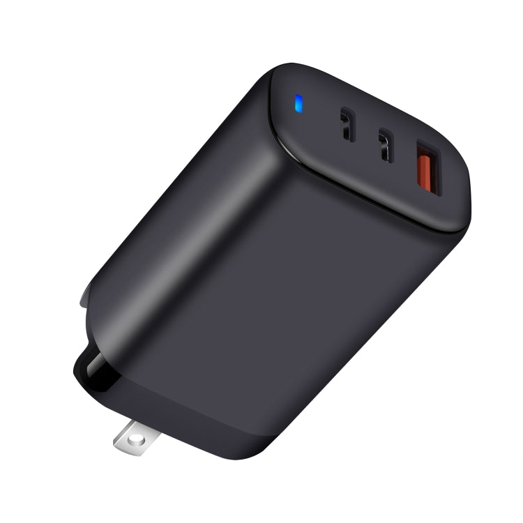 Caricabatterie da viaggio 65W USB + Dual USB-C con LED
