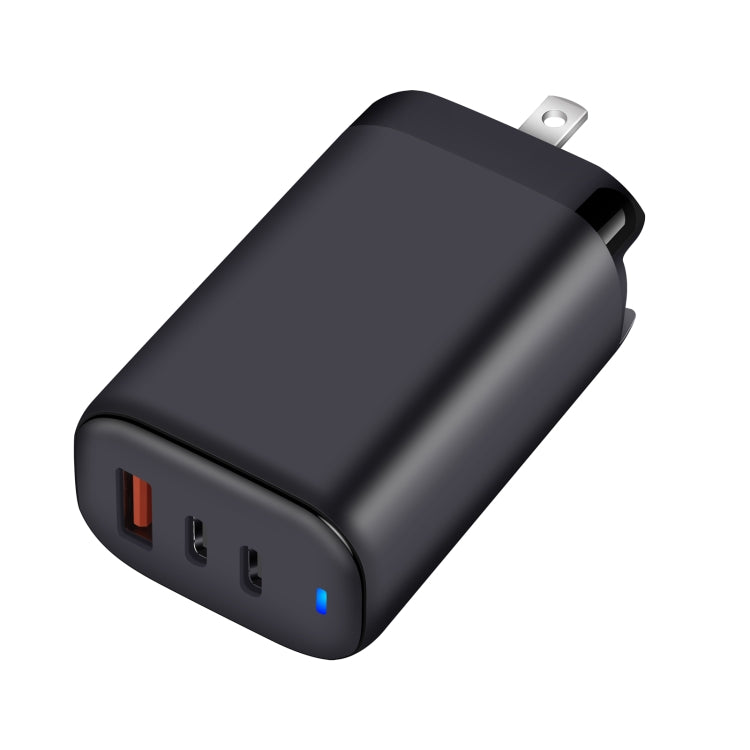 Caricabatterie da viaggio 65W USB + Dual USB-C con LED