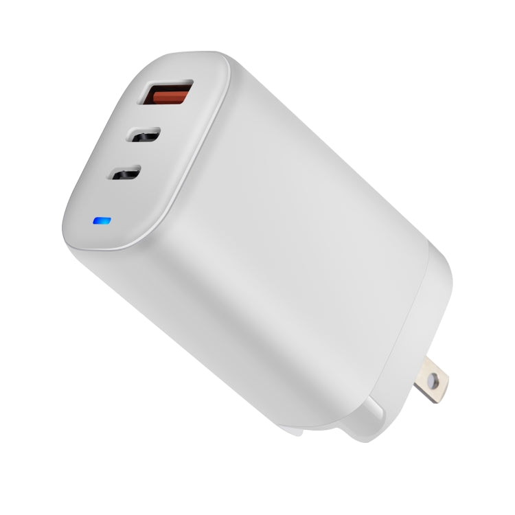 Caricabatterie da viaggio 65W USB + Dual USB-C con LED
