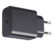 Caricabatterie da viaggio a porta singola USB-C/Type-C XY PD da 25 W per dispositivi Samsung a ricarica rapida, presa EU