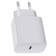 Caricabatterie da viaggio a porta singola USB-C/Type-C XY PD da 25 W per dispositivi Samsung a ricarica rapida, presa EU