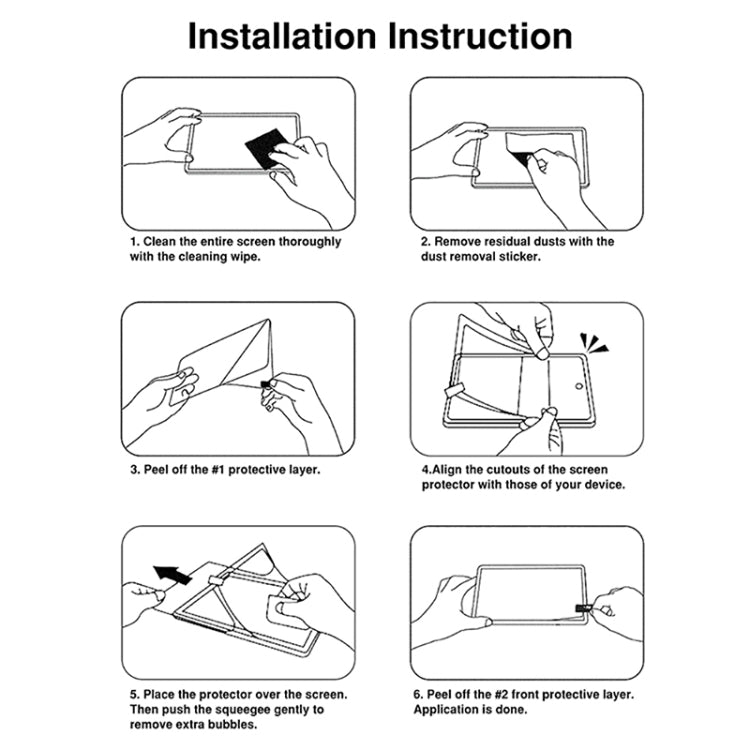 50 PZ Proteggi schermo Matte Paperfeel, For iPad Air (2019) / Pro 10.5 (2017) (50 PCS), For iPad mini 3 / 2 / 1 (50 PCS), For iPad mini 5 / 4 (50 PCS), For iPad Pro 12.9 inch (2015) (50 PCS), For iPad Pro 12.9 inch 2021 / 2020 (50 PCS)                 ...