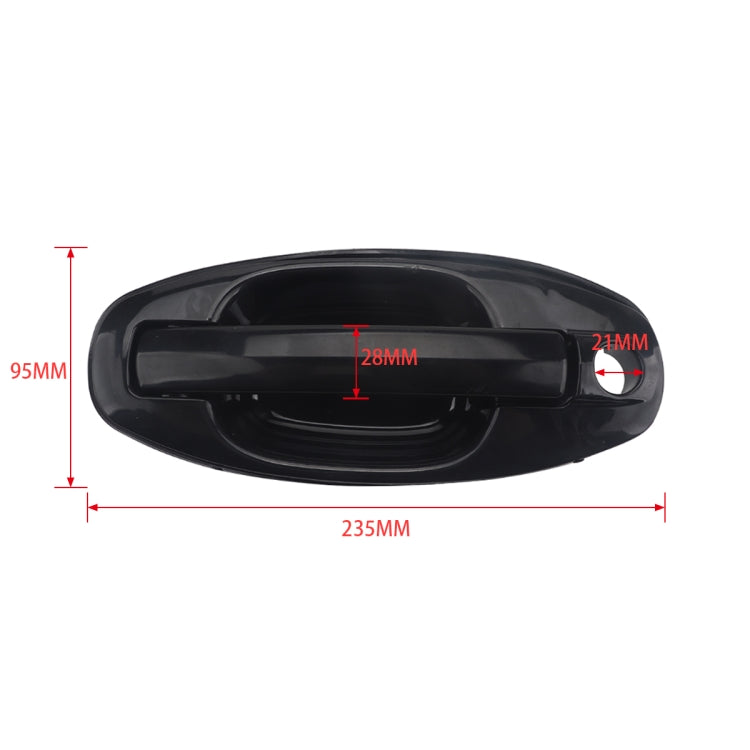 A5406-01 Maniglia per porta esterna anteriore sinistra per auto per Hyundai Santa Fe 2001-2006, A5406-01