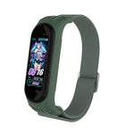 Per Xiaomi Mi Band 3/4/5 Twill Cinturino elastico di ricambio con fibbia a forma di 8