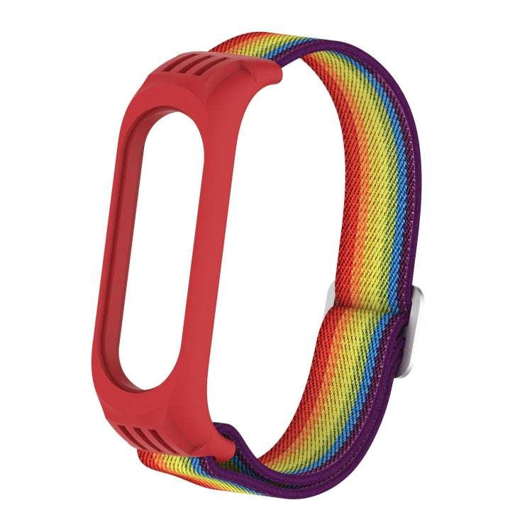 Per Xiaomi Mi Band 3/4/5 Twill Cinturino elastico di ricambio con fibbia a forma di 8