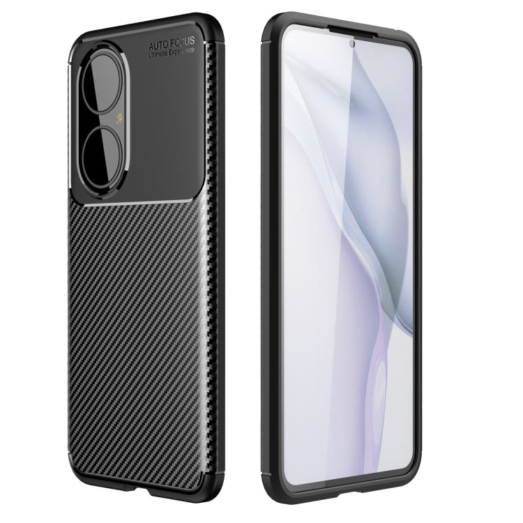 Custodia in TPU antiurto con trama in fibra di carbonio, For Asus ROG Phone 5, For Huawei P50 Pro, For Huawei P50, For OPPO F19 Pro+ 5G