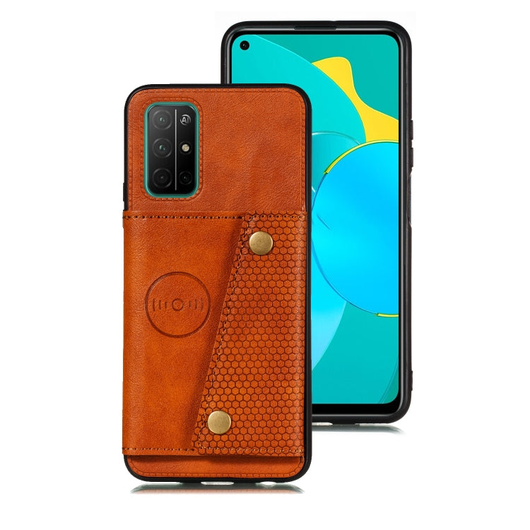 Custodia portafoglio magnetica con slot carte per smartphone comp