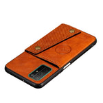 Custodia portafoglio magnetica con slot carte per smartphone comp