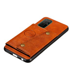 Custodia portafoglio magnetica con slot carte per smartphone comp
