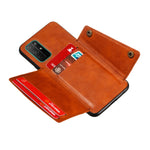 Custodia portafoglio magnetica con slot carte per smartphone comp