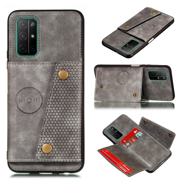 Custodia portafoglio magnetica con slot carte per smartphone comp