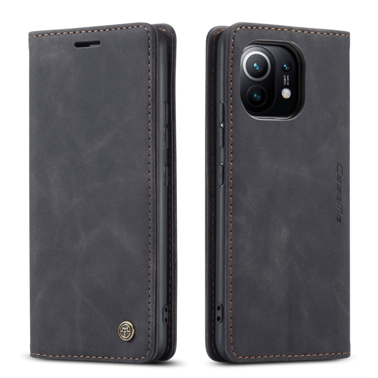 CaseMe 013 Custodia multifunzionale orizzontale in pelle con flip con supporto, slot per schede e portafoglio, For Xiaomi Mi 11