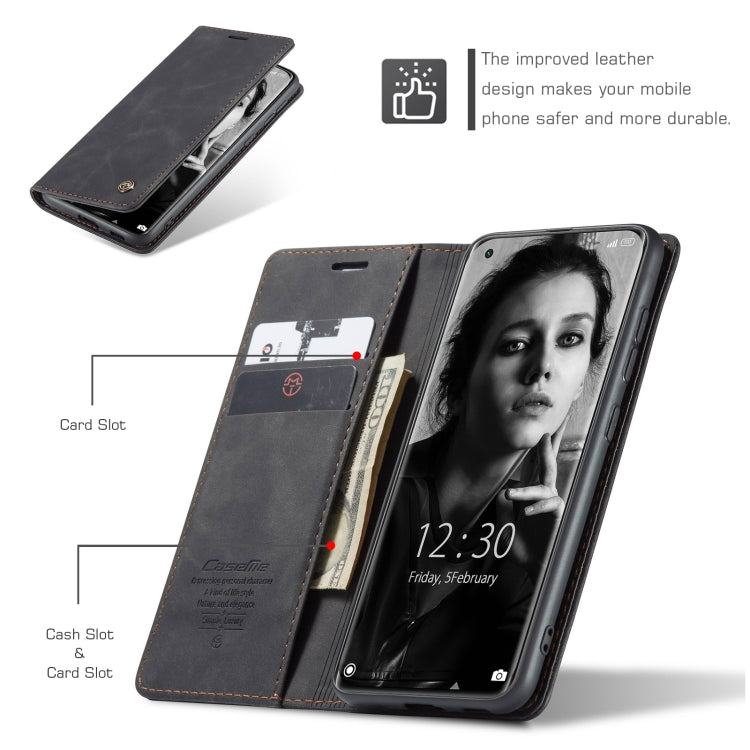 CaseMe 013 Custodia multifunzionale orizzontale in pelle con flip con supporto, slot per schede e portafoglio, For Xiaomi Mi 11