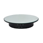 Giradischi girevole elettrico USB da 20 cm Espositore per giradischi per riprese video Giradischi per fotografia, carico: 8 kg, 20cm(Black Mirror), 20cm (White Mirror)