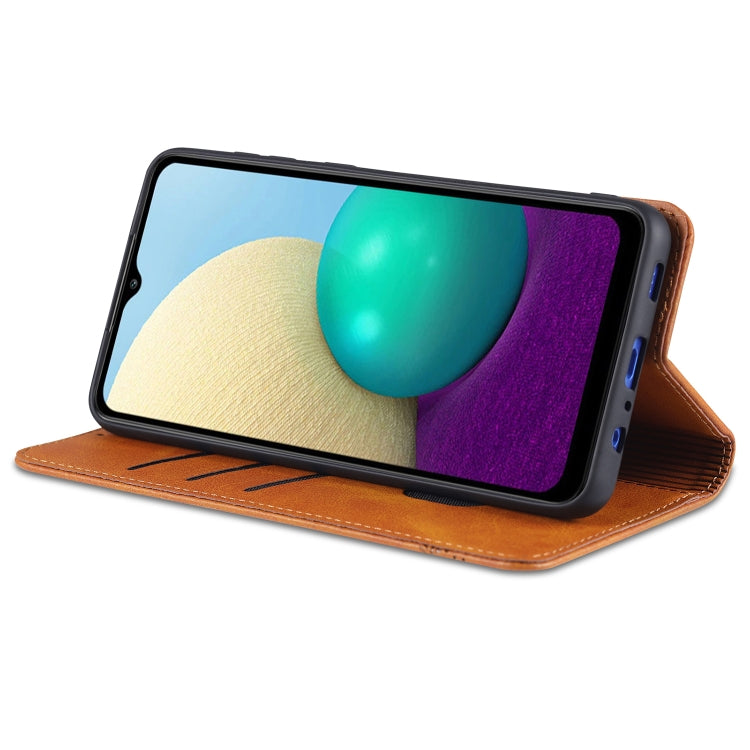 Custodia portafoglio in pelle per Samsung Galaxy M02