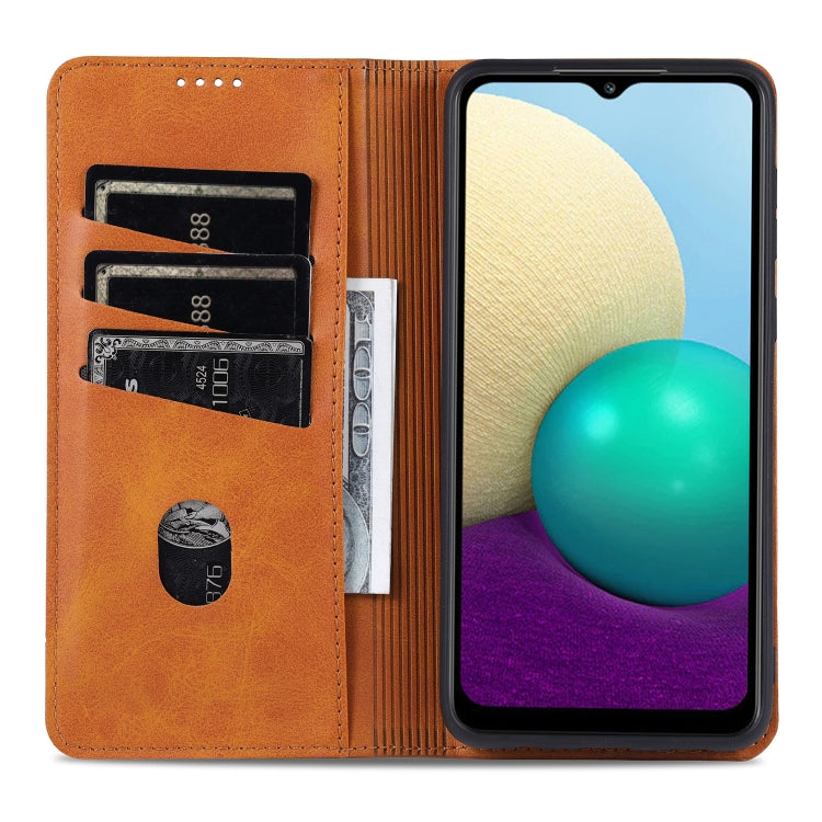 Custodia portafoglio in pelle per Samsung Galaxy M02