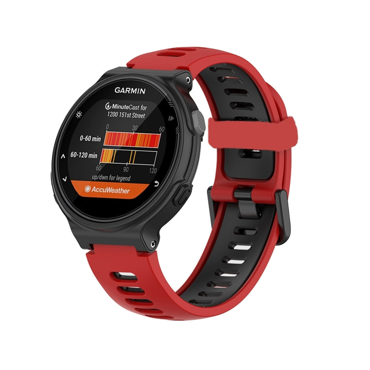 Per cinturino di ricambio in silicone bicolore Garmin Forerunner 735/235