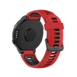 Per cinturino di ricambio in silicone bicolore Garmin Forerunner 735/235