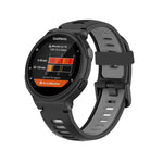 Per cinturino di ricambio in silicone bicolore Garmin Forerunner 735/235