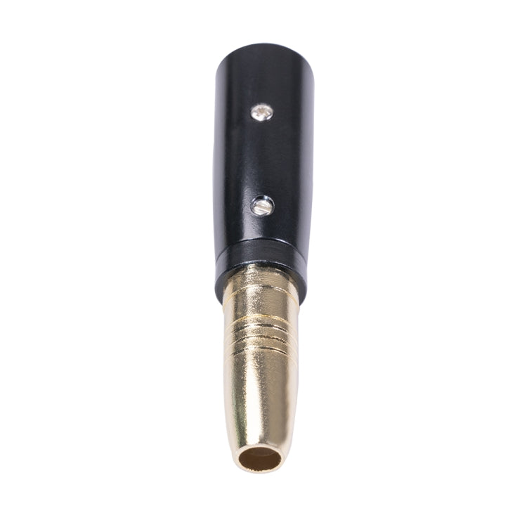Adattatore audio 6,35 mm femmina a XLR maschio dorato