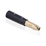 Adattatore audio 6,35 mm femmina a XLR maschio dorato