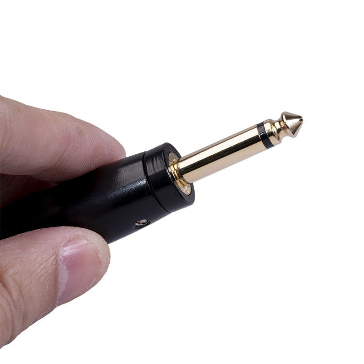 Adattatore audio 6,35 mm mono maschio a XLR maschio dorato