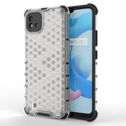 Custodia TPU antiurto con design a nido d'ape per Realme C20