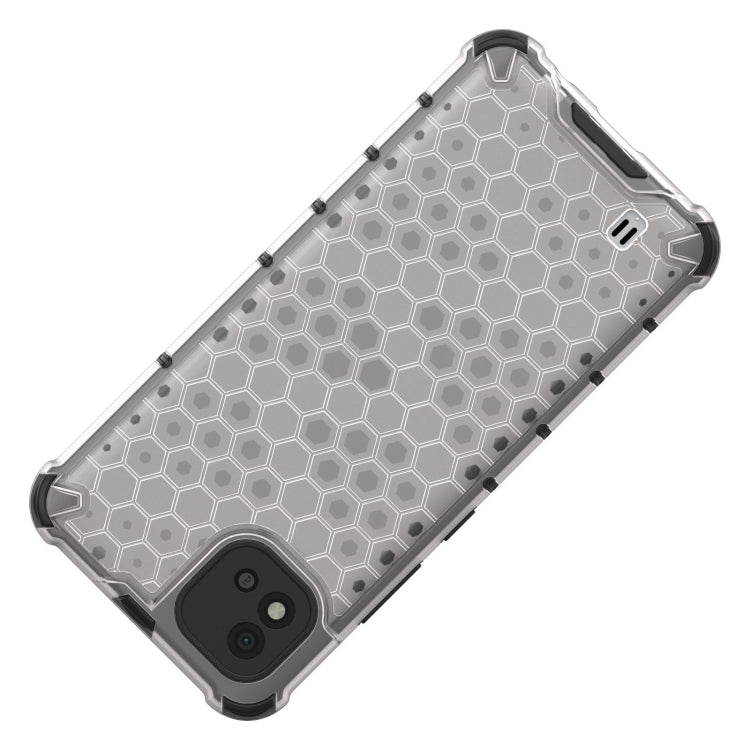 Custodia TPU antiurto con design a nido d'ape per Realme C20