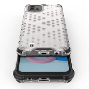 Custodia TPU antiurto con design a nido d'ape per Realme C20