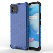 Custodia TPU antiurto con design a nido d'ape per Realme C20