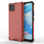 Custodia TPU antiurto con design a nido d'ape per Realme C20